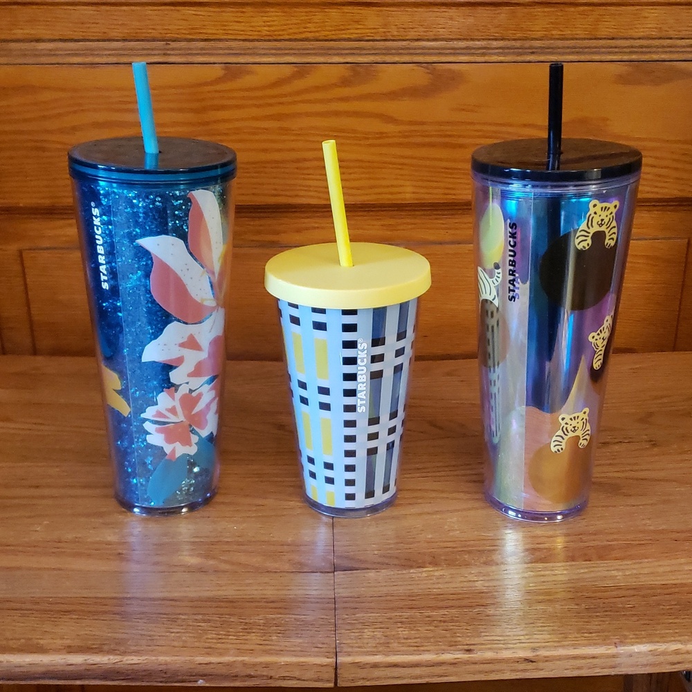 Starbucks Set Of 3 Tumblers